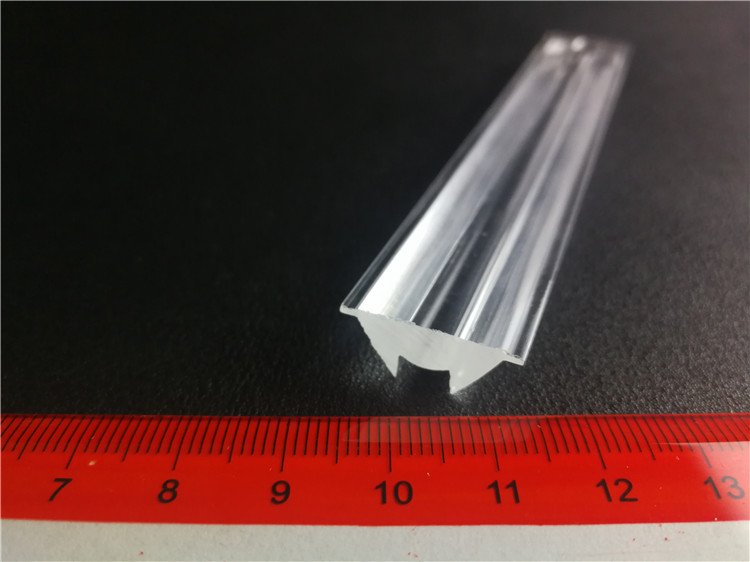 45 degree beam angle linear LED lens extrusion