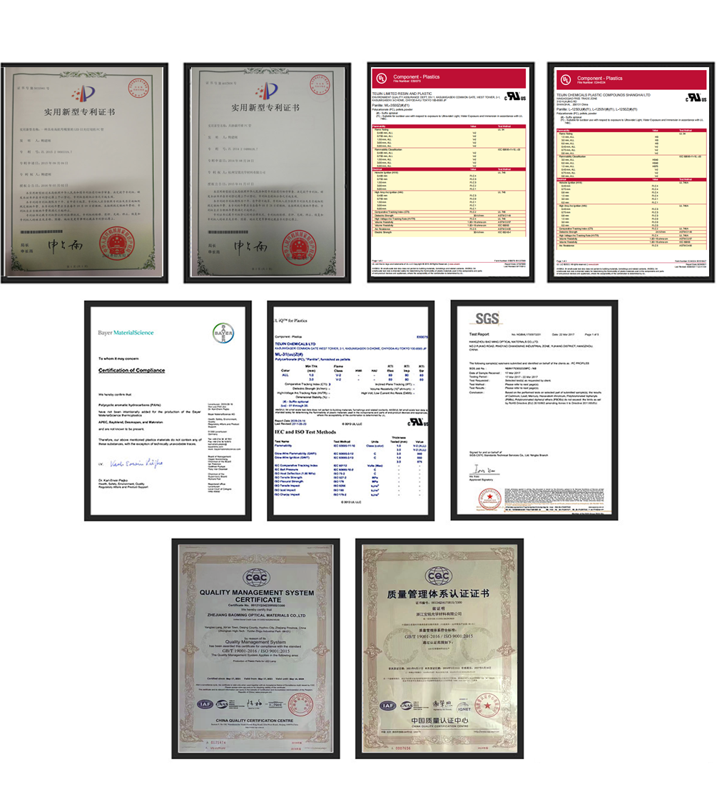 Company quality management certificate