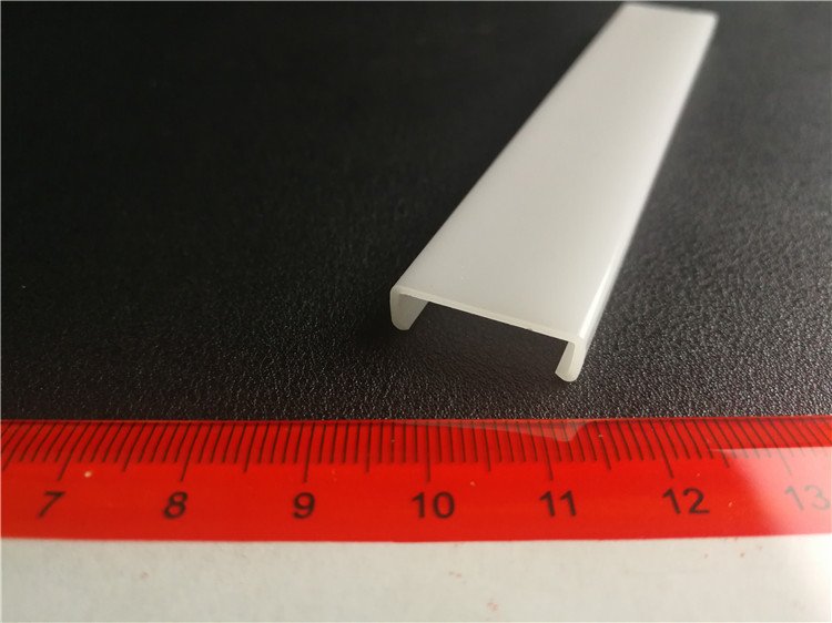 Custom shaped extruded light cover