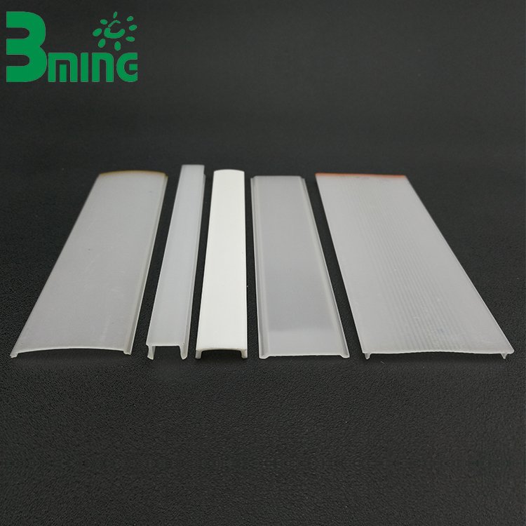 Frosted linear LED light cover extrusion
