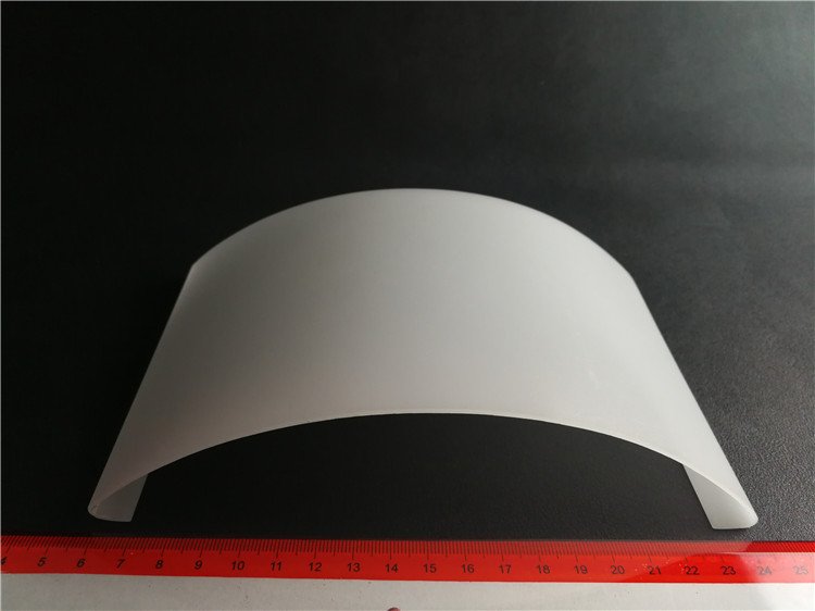 Recessed linear troffer light cover extrusion