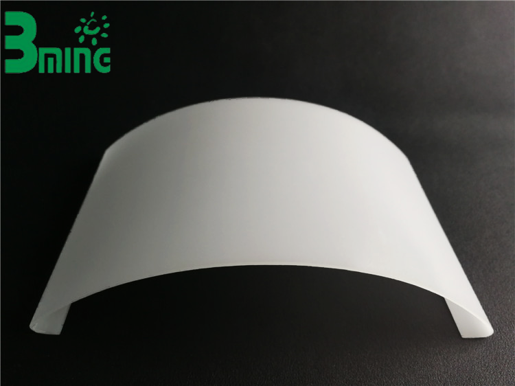 Cross section drawing of a recessed light cover